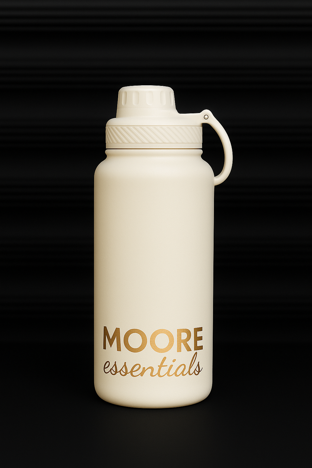 MOORE Essentials Water Bottle - Soft Cream (32 oz)