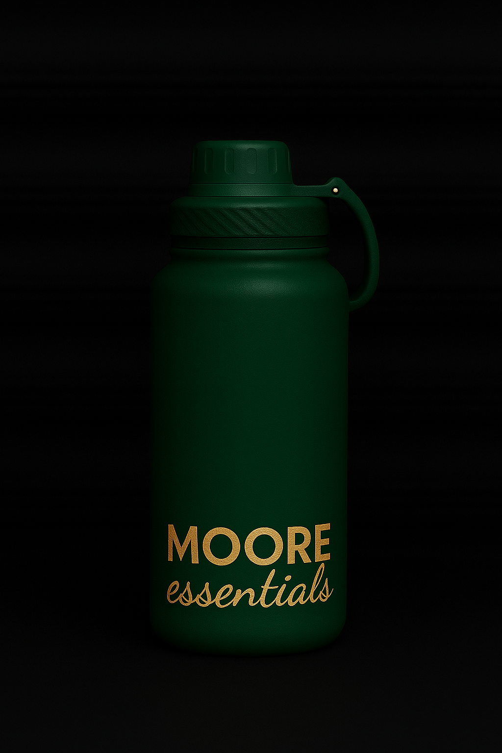 MOORE Essentials Water Bottle - Olive Green (32 oz)