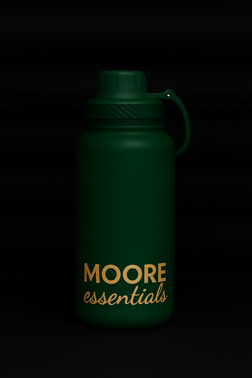 MOORE Essentials Water Bottle - Olive Green (32 oz)